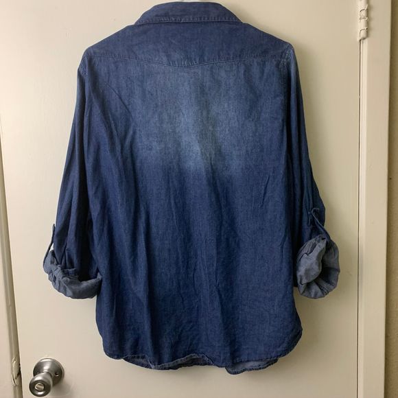 Bottlette Denim Button Down - Picture 2 of 6